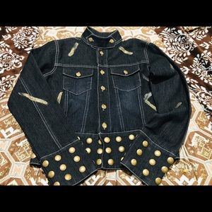 Studded BlueJean Denim Jacket